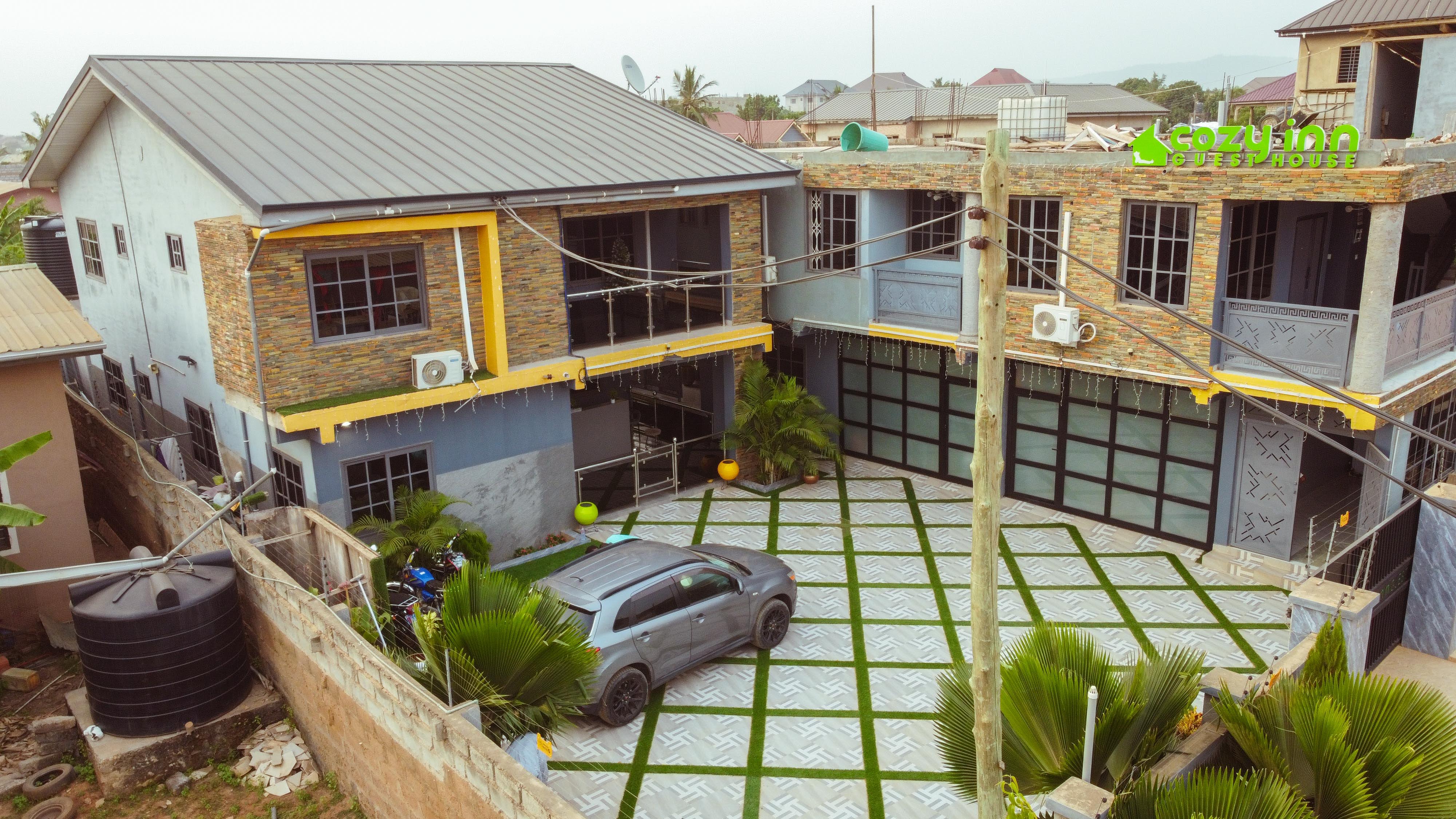 Cozy Inn Guest House aerial view